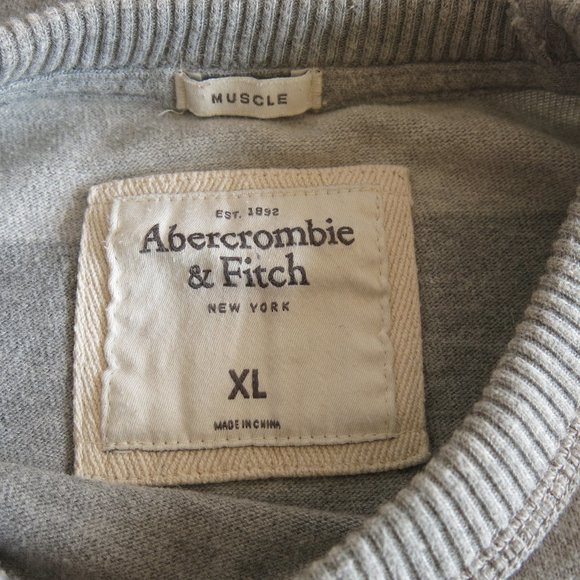 Abercrombie & Fitch Muscle Multi Color Stripe Long Sleeve Sweatshirt - Size XL - Picture 6 of 7